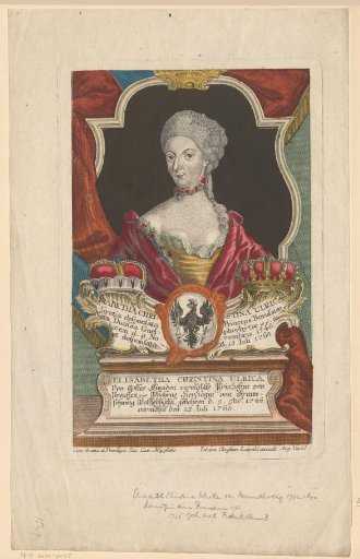 Portrait of Elisabeth Christine Ulrike of Brunswick-Wolfenbüttel