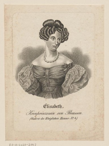 Portrait of Elisabeth Ludovika of Bavaria