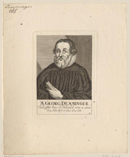Portrait of Georg Demminger