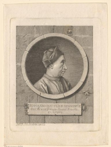 Portrait of Johann Gottlieb Dennewitz