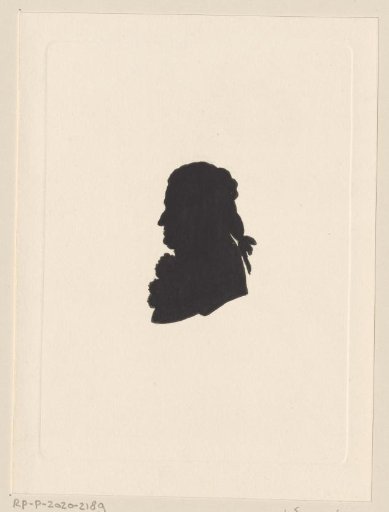 Silhouette Portrait of Antonie Jacob van Doeveren