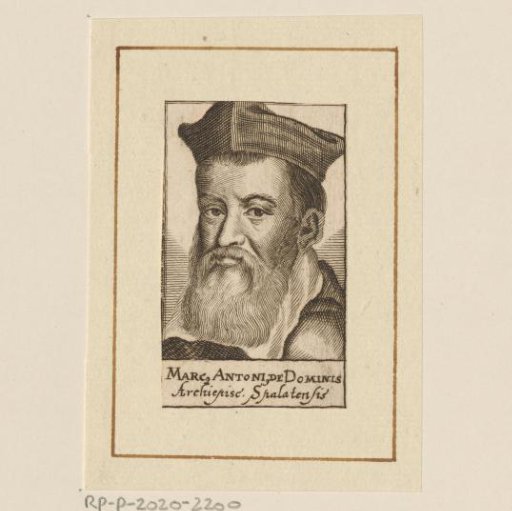 Portrait of Marcus Antonius De Dominis