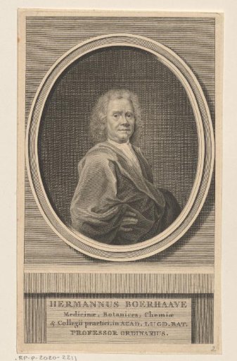 Portrait of Hermanus Boerhaave