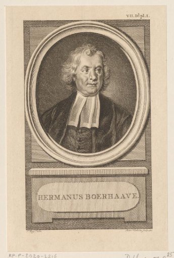 Portrait of Hermanus Boerhaave