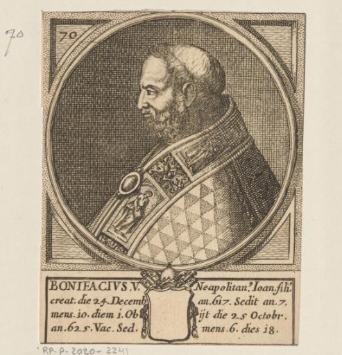 Portrait of Pope Boniface V