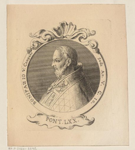 Portrait of Pope Boniface V