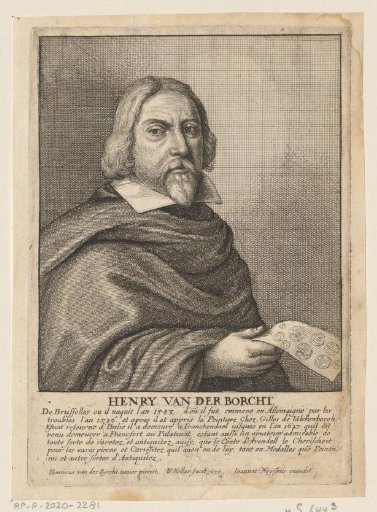Portrait of Hendrik van der Borcht (I)