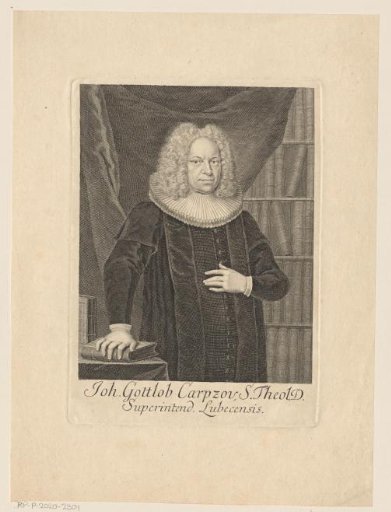Portrait of Johann Gottlob Carpzov