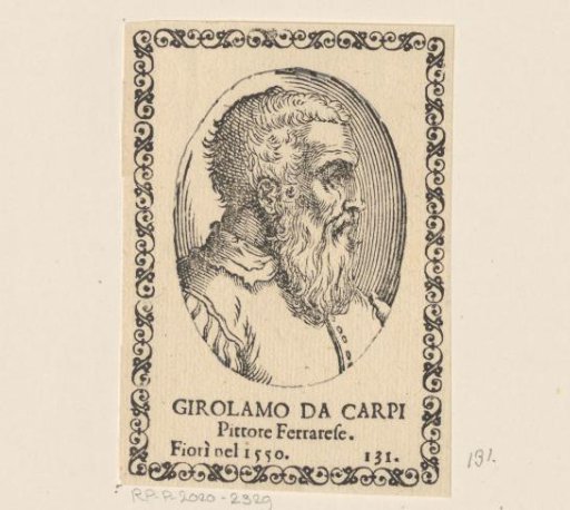 Portrait of Girolamo da Carpi