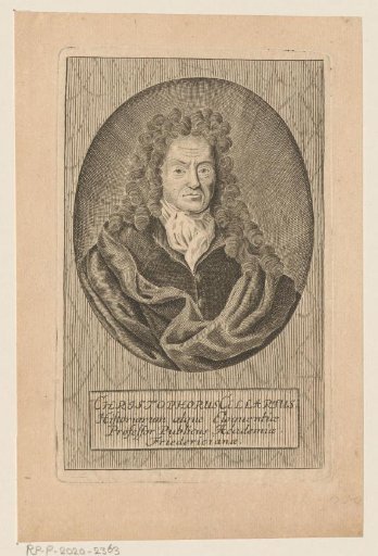 Portrait of Christoph Cellarius