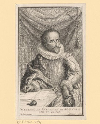Portrait of Miguel de Cervantes Saavedra