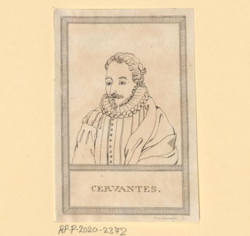 Portrait of Miguel de Cervantes Saavedra