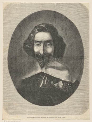 Portrait of Miguel de Cervantes Saavedra