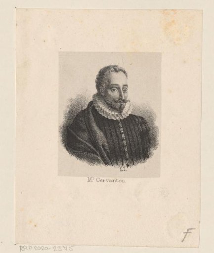 Portrait of Miguel de Cervantes Saavedra