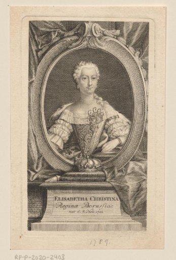 Portrait of Elisabeth Christine of Brunswick-Bevern