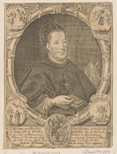 Portrait of Engelbert, Abbot of Bronnbach