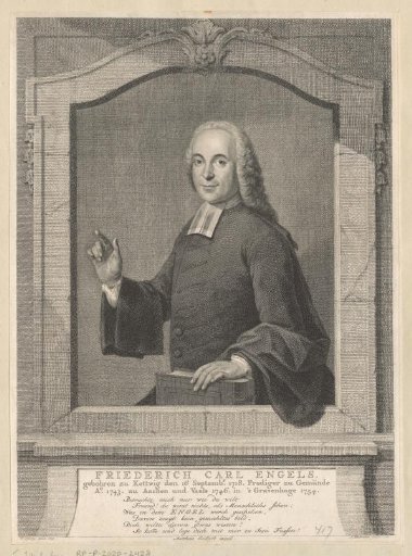 Portrait of Frederik Carel Engels