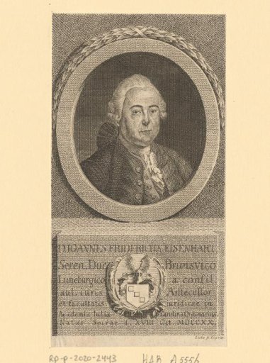 Portrait of Johann Friedrich Eisenhart