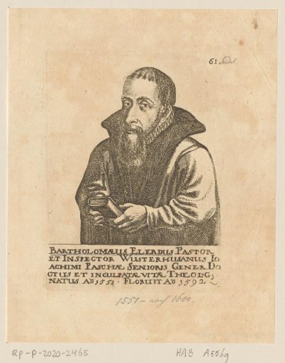 Portrait of Bartholomäus Elerd