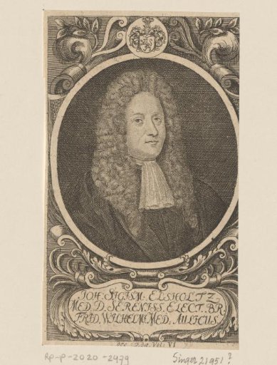 Portrait of Johann Sigismund Elsholtz