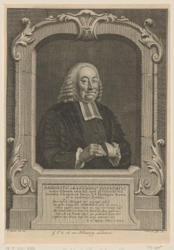 Portrait of Gijsbertus Matthias Elsnerus