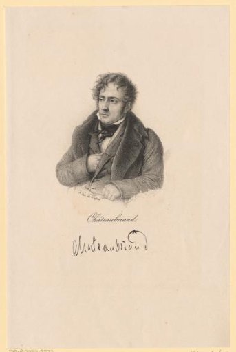 Portrait of François-René de Chateaubriand
