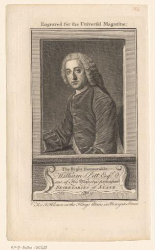 Portrait of William Pitt I