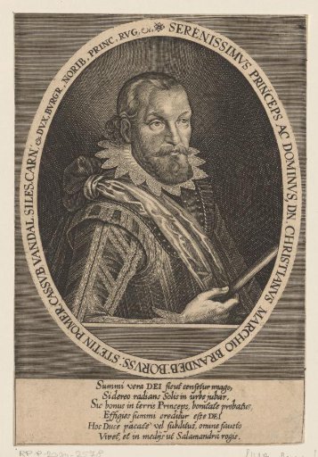 Portrait of Christian of Brandenburg-Bayreuth