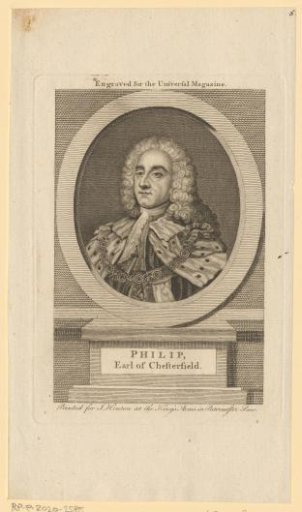 Portrait of Philip Dormer Stanhope