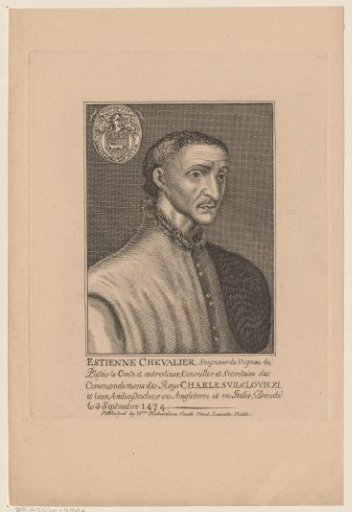 Portrait of Étienne Chevalier