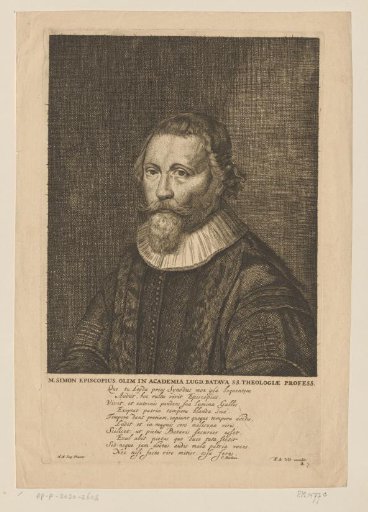 Portrait of Simon Episcopius