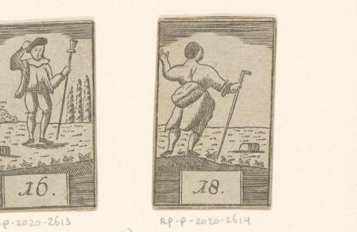 Figure Seen from Behind with a Cudgel in a Landscape