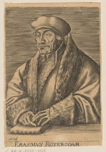 Portrait of Desiderius Erasmus