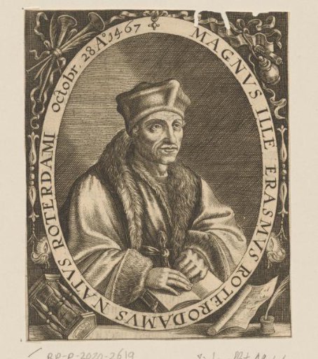 Portrait of Desiderius Erasmus