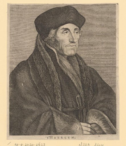 Portrait of Desiderius Erasmus