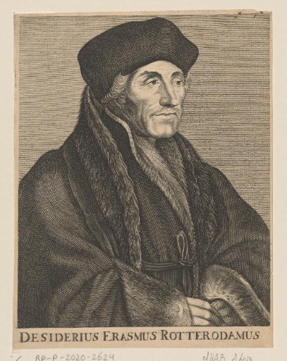 Portrait of Desiderius Erasmus