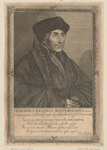 Portrait of Desiderius Erasmus