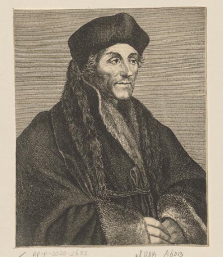 Portrait of Desiderius Erasmus