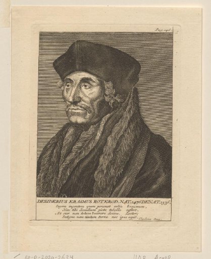 Portrait of Desiderius Erasmus