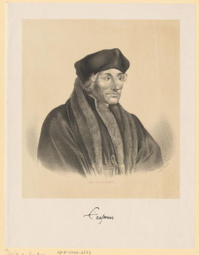 Portrait of Desiderius Erasmus