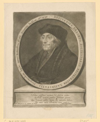 Portrait of Desiderius Erasmus