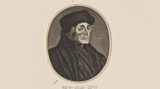 Portrait of Desiderius Erasmus