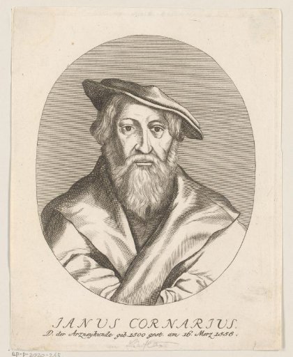 Portrait of Janus Cornarius
