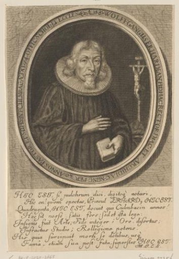 Portrait of Wolfgang Erhardi at the age of 74