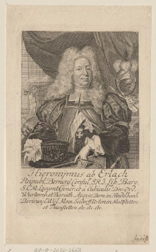 Portrait of Hieronymus von Erlach