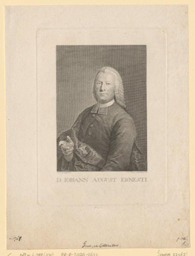 Portrait of Johann August Ernesti