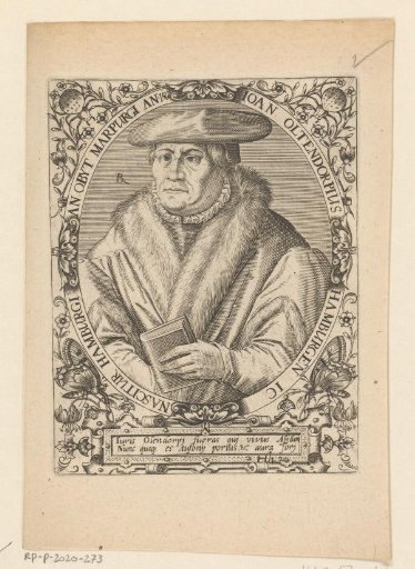 Portrait of Johann Oldendorp