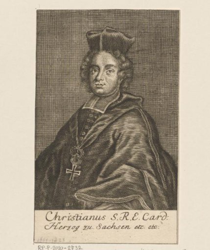 Portrait of Christian August, Duke of Saxony-Zeitz