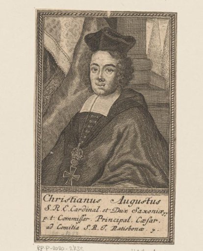 Portrait of Christian August, Duke of Saxony-Zeitz