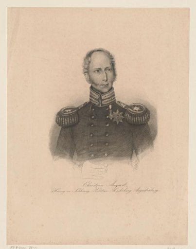 Portrait of Christian August von Schleswig-Holstein, Crown Prince of Sweden